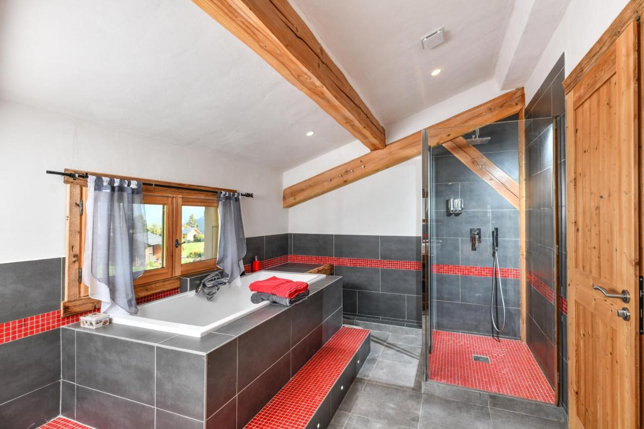 Vielyterra - Chalet Haut De Gamme - Domaine Du Mont Blanc 생제르베레뱅 외부 사진