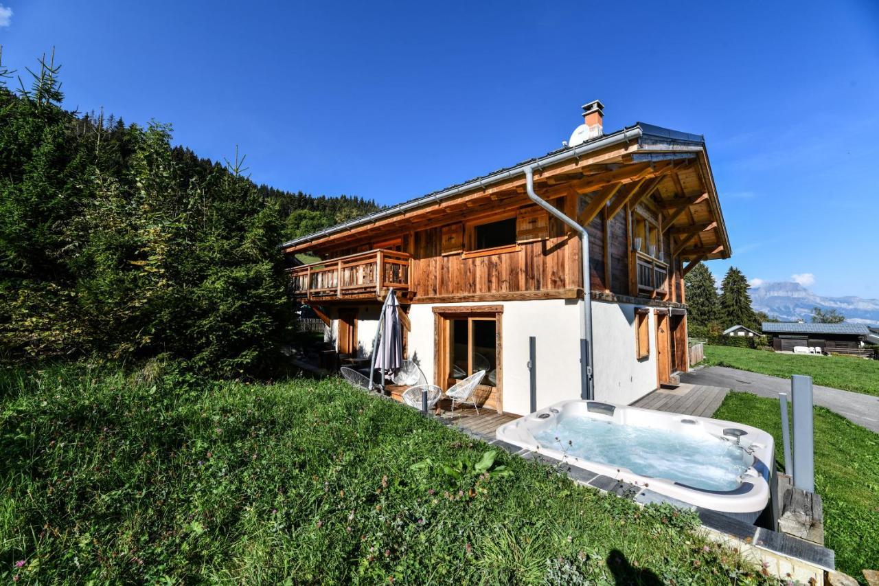 Vielyterra - Chalet Haut De Gamme - Domaine Du Mont Blanc 생제르베레뱅 외부 사진
